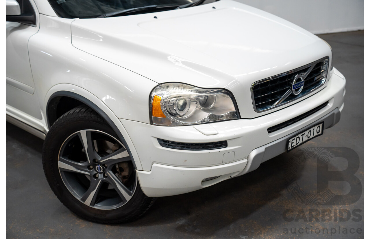 7/2014 Volvo XC90 D5 R-Design (AWD) MY14 4d Wagon White Turbo Diesel 2.4L -7 Seats