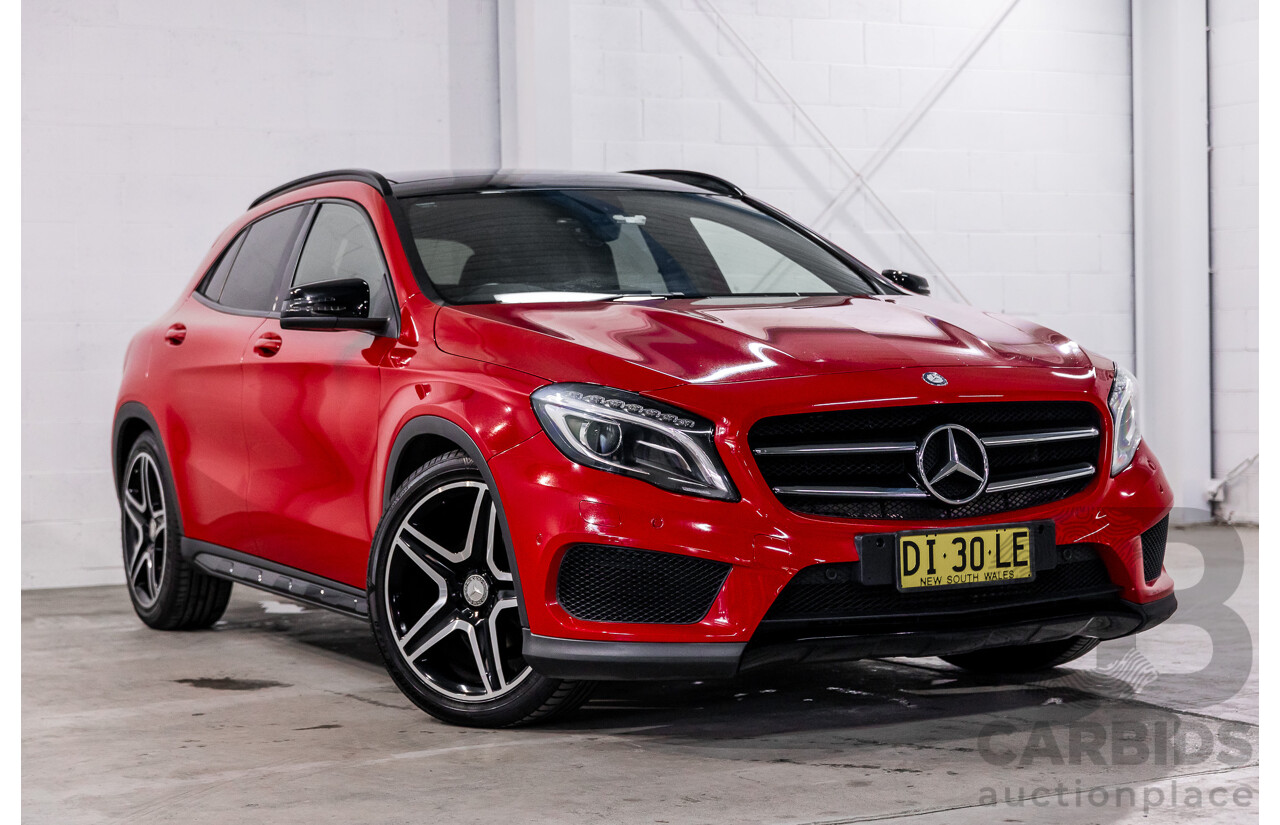 03/2016 Mercedes-Benz GLA 200d (FWD) X156 MY16 4d Wagon Jupiter Red Turbo Diesel 2.1L