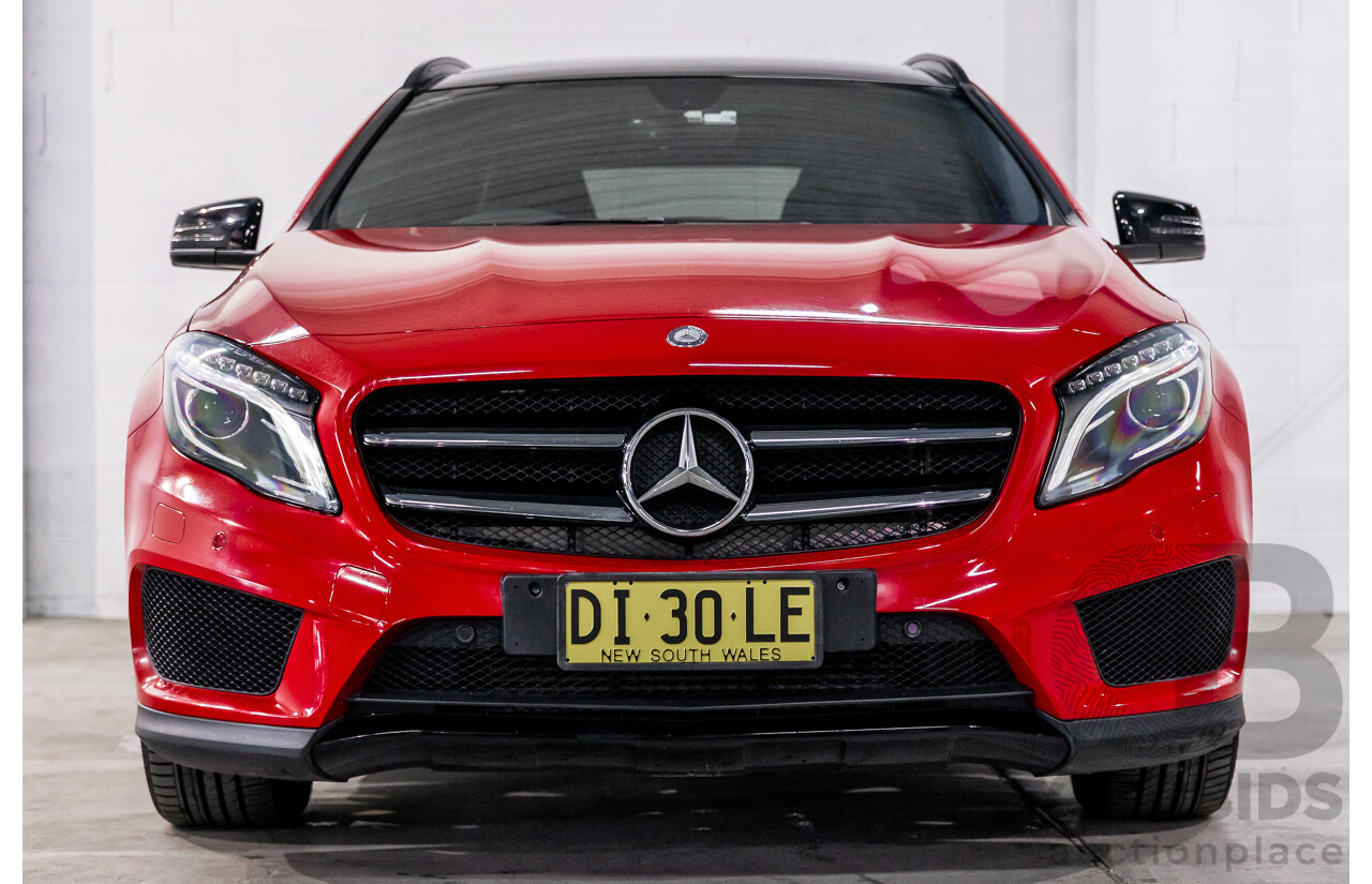 03/2016 Mercedes-Benz GLA 200d (FWD) X156 MY16 4d Wagon Jupiter Red Turbo Diesel 2.1L