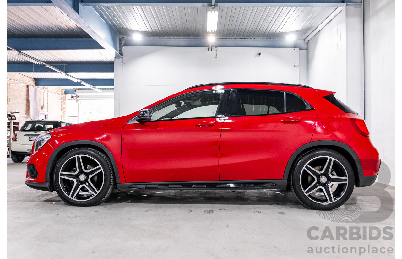 03/2016 Mercedes-Benz GLA 200d (FWD) X156 MY16 4d Wagon Jupiter Red Turbo Diesel 2.1L