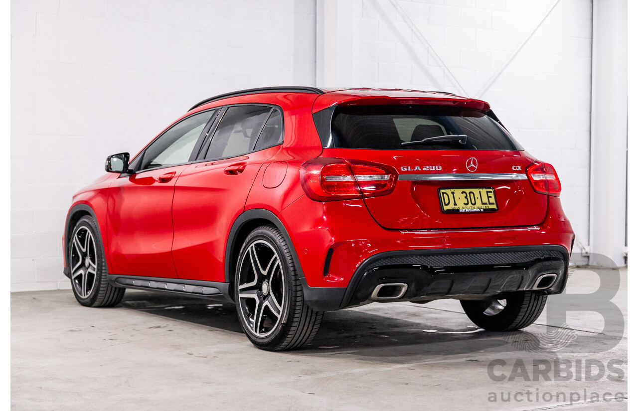 03/2016 Mercedes-Benz GLA 200d (FWD) X156 MY16 4d Wagon Jupiter Red Turbo Diesel 2.1L