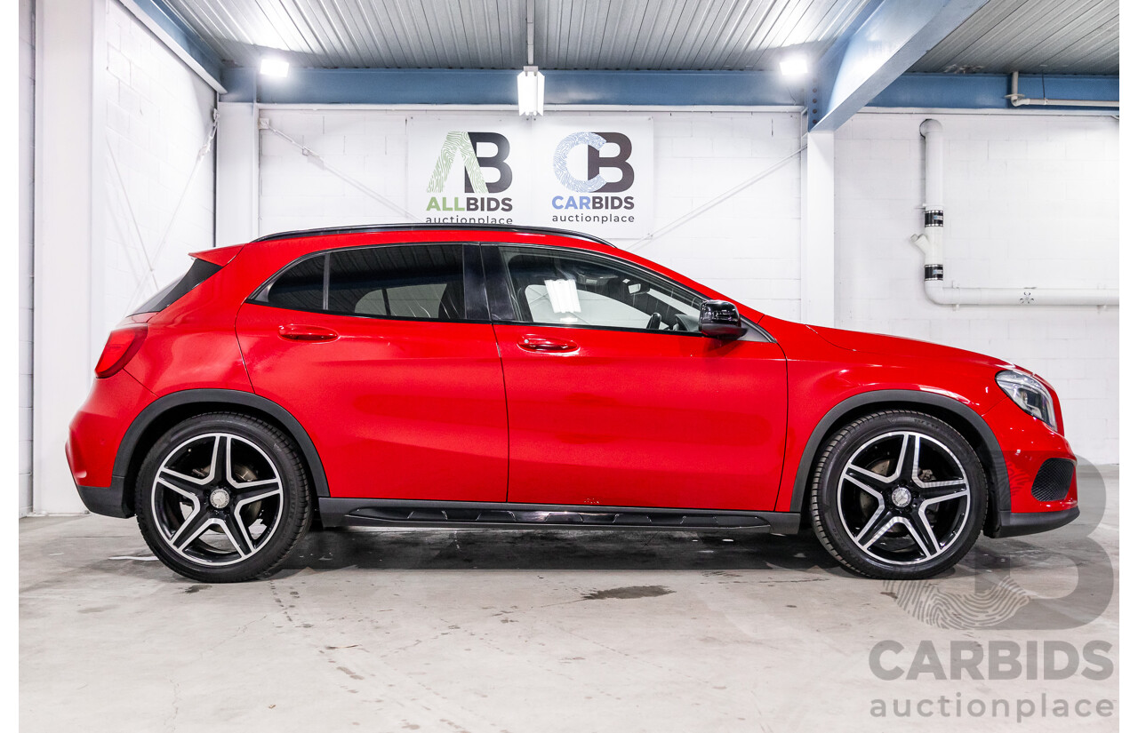 03/2016 Mercedes-Benz GLA 200d (FWD) X156 MY16 4d Wagon Jupiter Red Turbo Diesel 2.1L