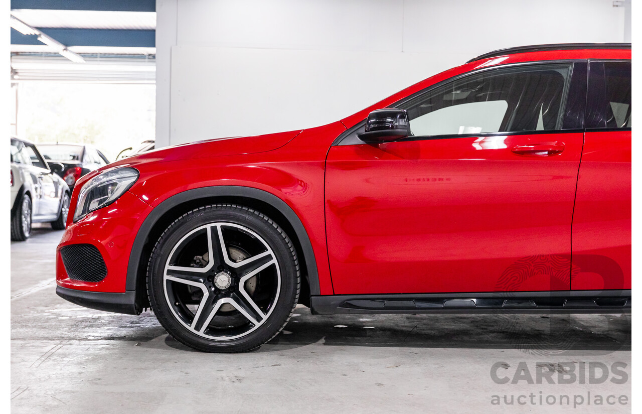 03/2016 Mercedes-Benz GLA 200d (FWD) X156 MY16 4d Wagon Jupiter Red Turbo Diesel 2.1L