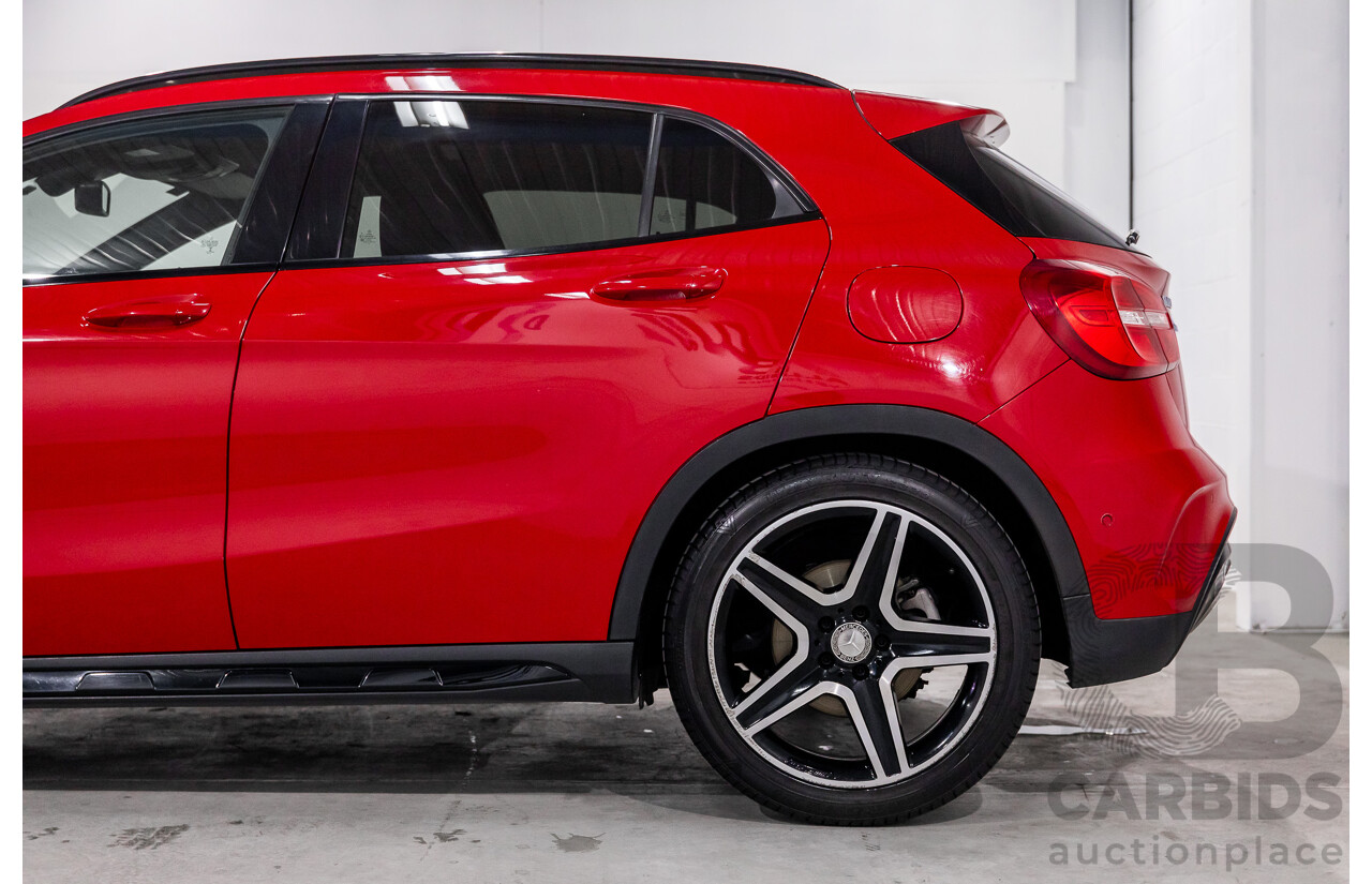 03/2016 Mercedes-Benz GLA 200d (FWD) X156 MY16 4d Wagon Jupiter Red Turbo Diesel 2.1L