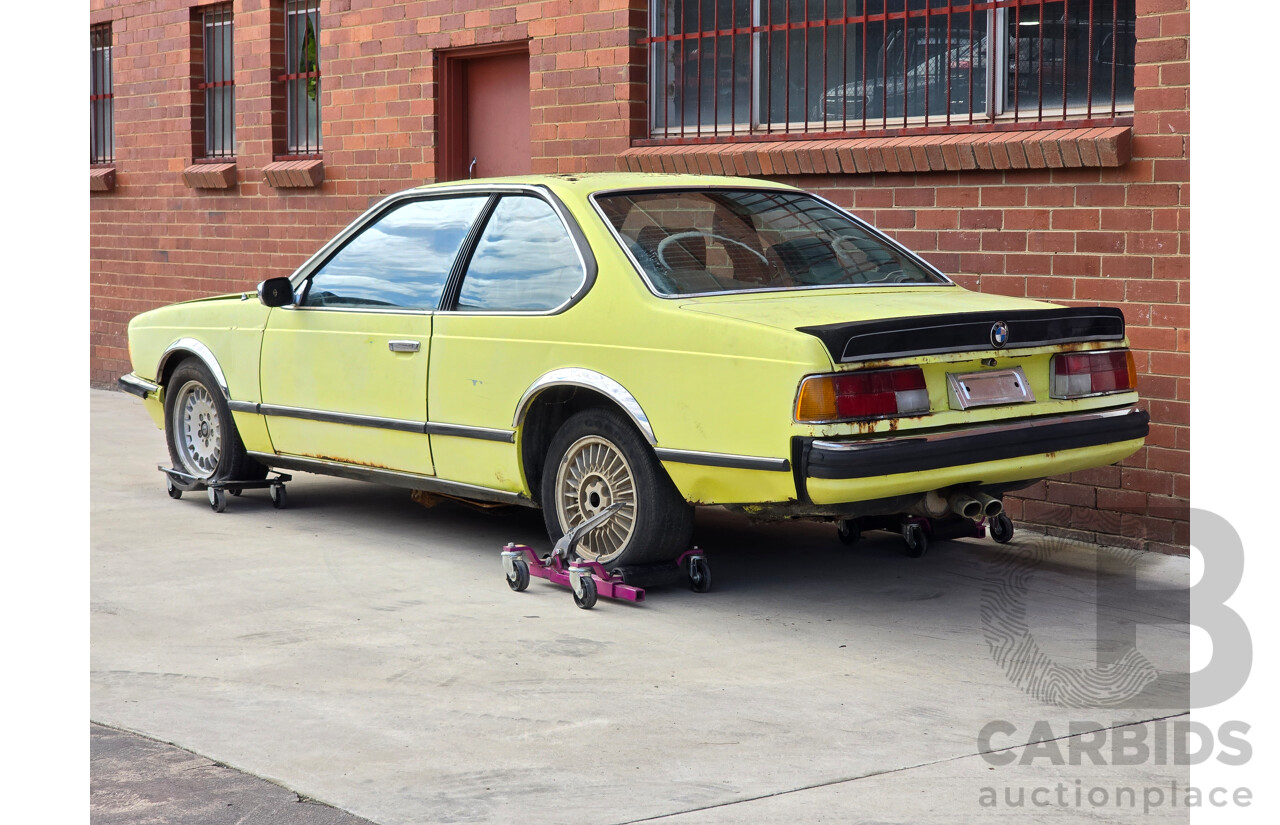 4/1977 BMW 633 CSi E24 2d Coupe Golf Yellow 3.2L