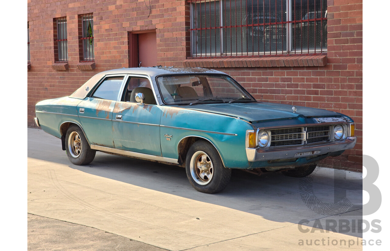 9/1976 Chrysler Valiant VK Regal 4d Sedan Crystal Turquoise V8 5.2L