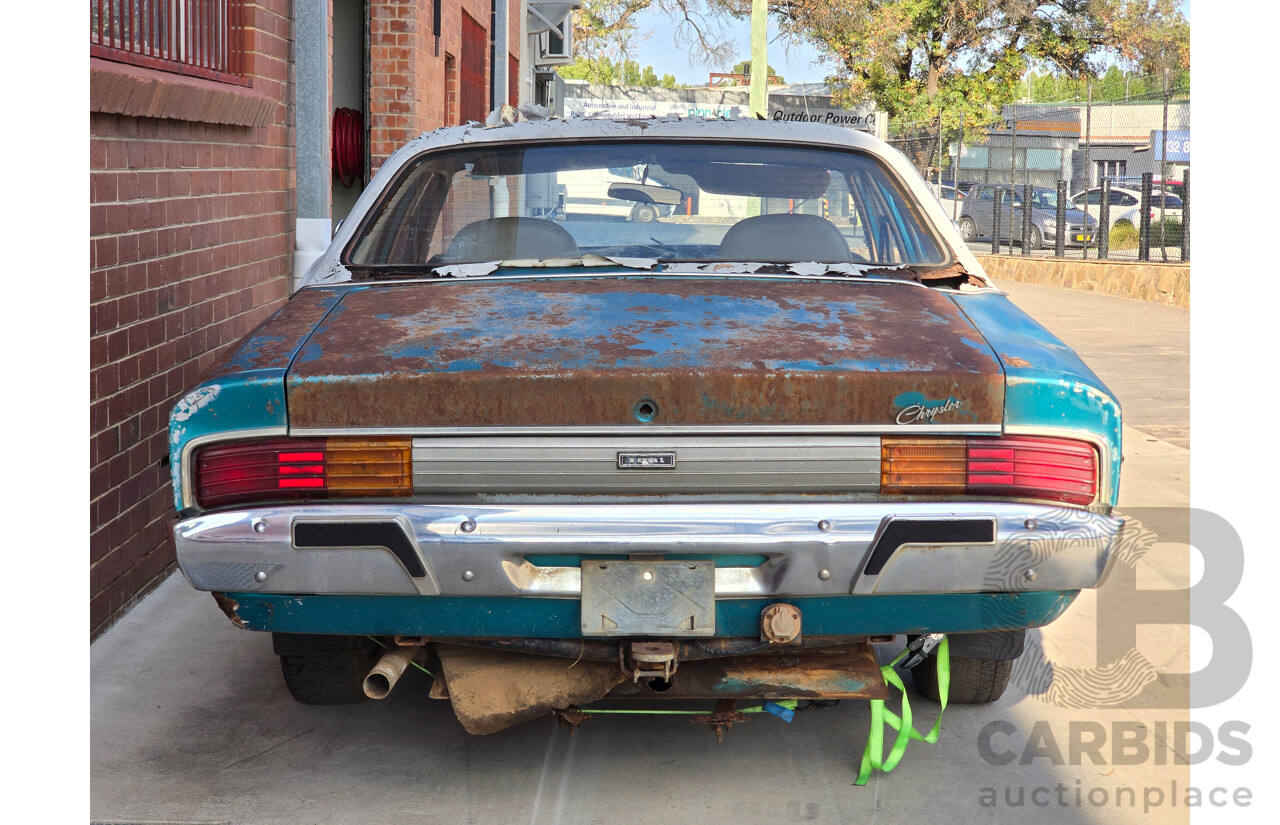 9/1976 Chrysler Valiant VK Regal 4d Sedan Crystal Turquoise V8 5.2L