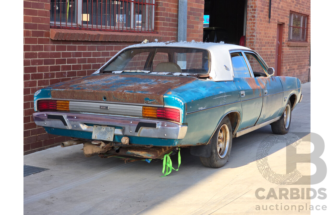 9/1976 Chrysler Valiant VK Regal 4d Sedan Crystal Turquoise V8 5.2L