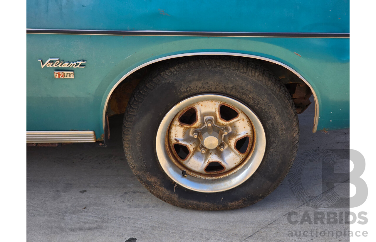 9/1976 Chrysler Valiant VK Regal 4d Sedan Crystal Turquoise V8 5.2L