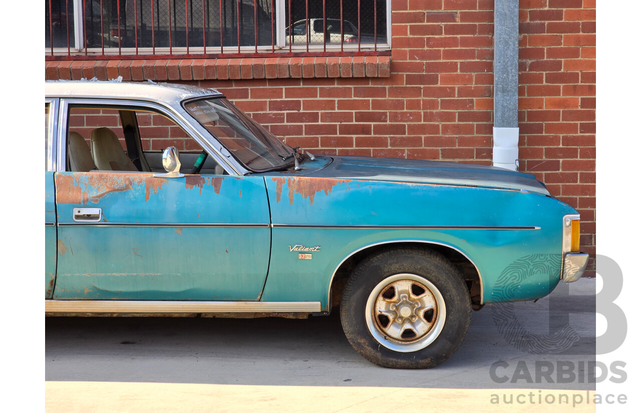 9/1976 Chrysler Valiant VK Regal 4d Sedan Crystal Turquoise V8 5.2L