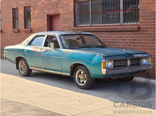 9/1976 Chrysler Valiant VK Regal 4d Sedan Crystal Turquoise V8 5.2L