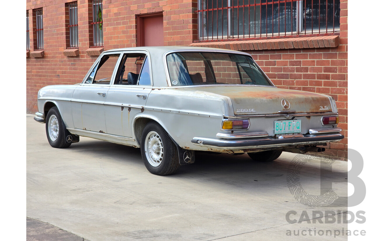 11/1971 Mercedes Benz 280SE 3.5 W108 4d Sedan Silver V8 3.5L