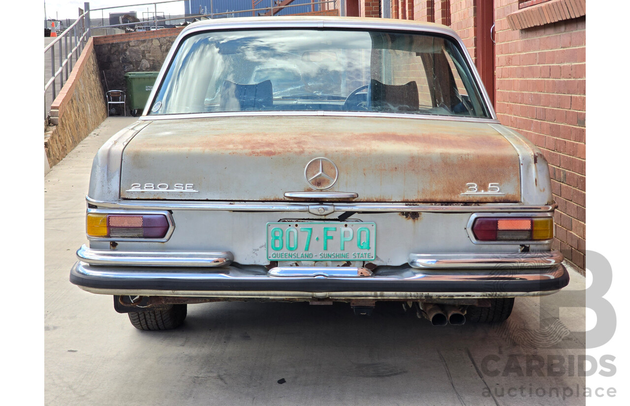 11/1971 Mercedes Benz 280SE 3.5 W108 4d Sedan Silver V8 3.5L