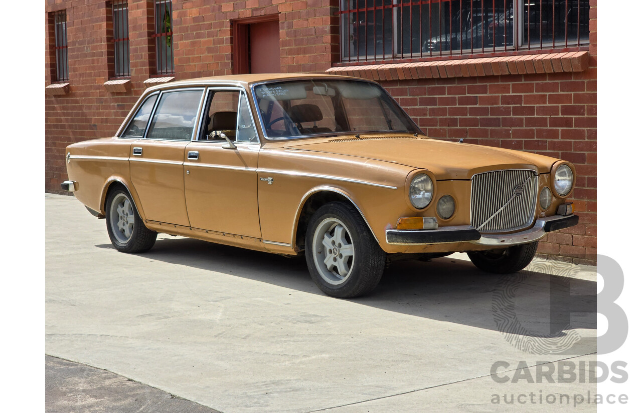 3/1972 Volvo 164E 4d Sedan Orange 3.0L