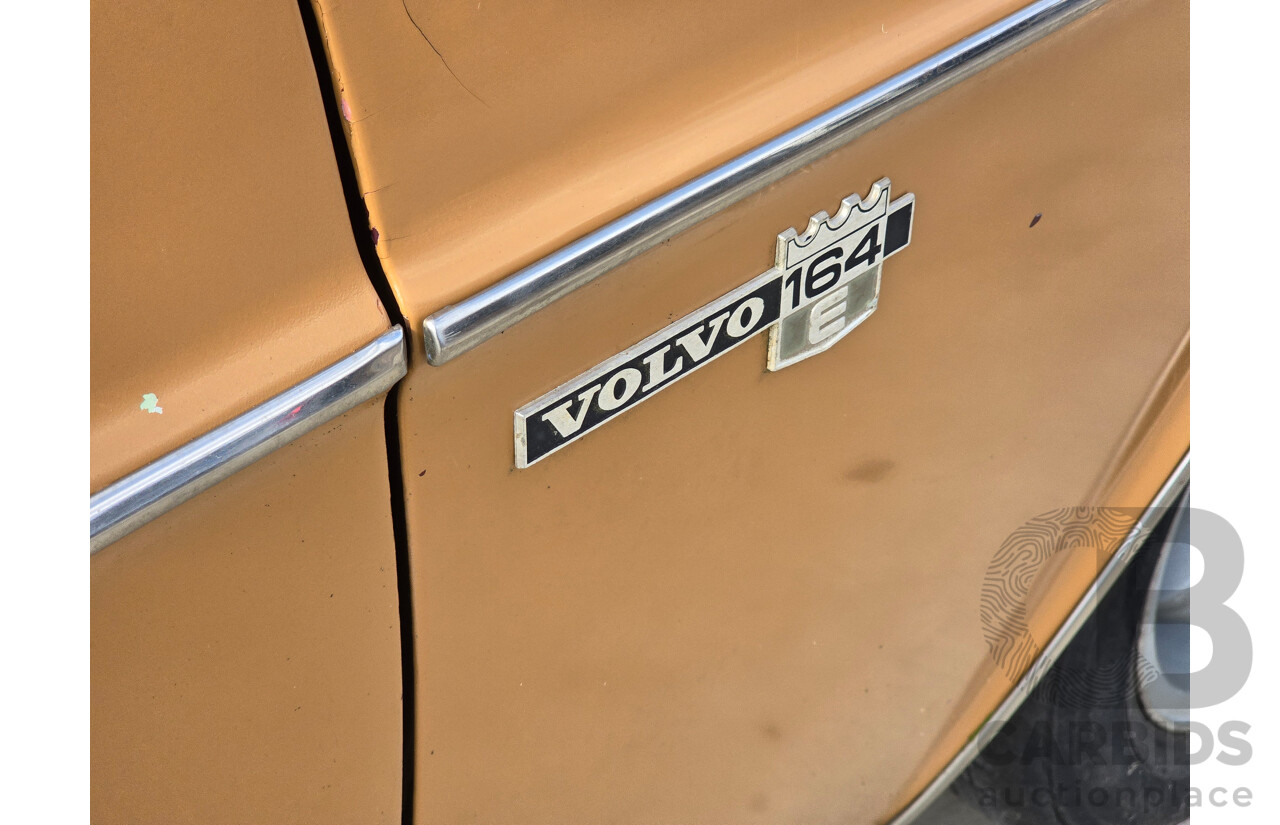 3/1972 Volvo 164E 4d Sedan Orange 3.0L