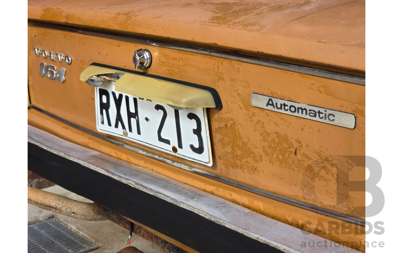 3/1972 Volvo 164E 4d Sedan Orange 3.0L