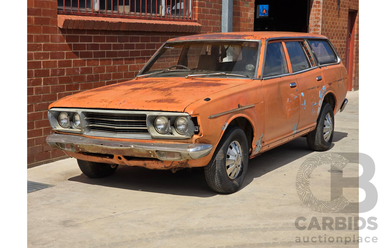 7/1974 Datsun 180B GX P610 4d Wagon Orange 1.8L