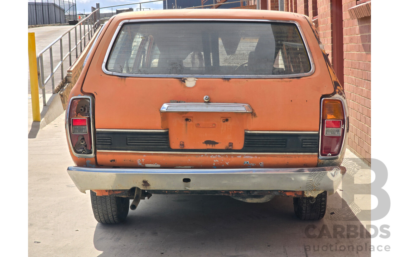 7/1974 Datsun 180B GX P610 4d Wagon Orange 1.8L