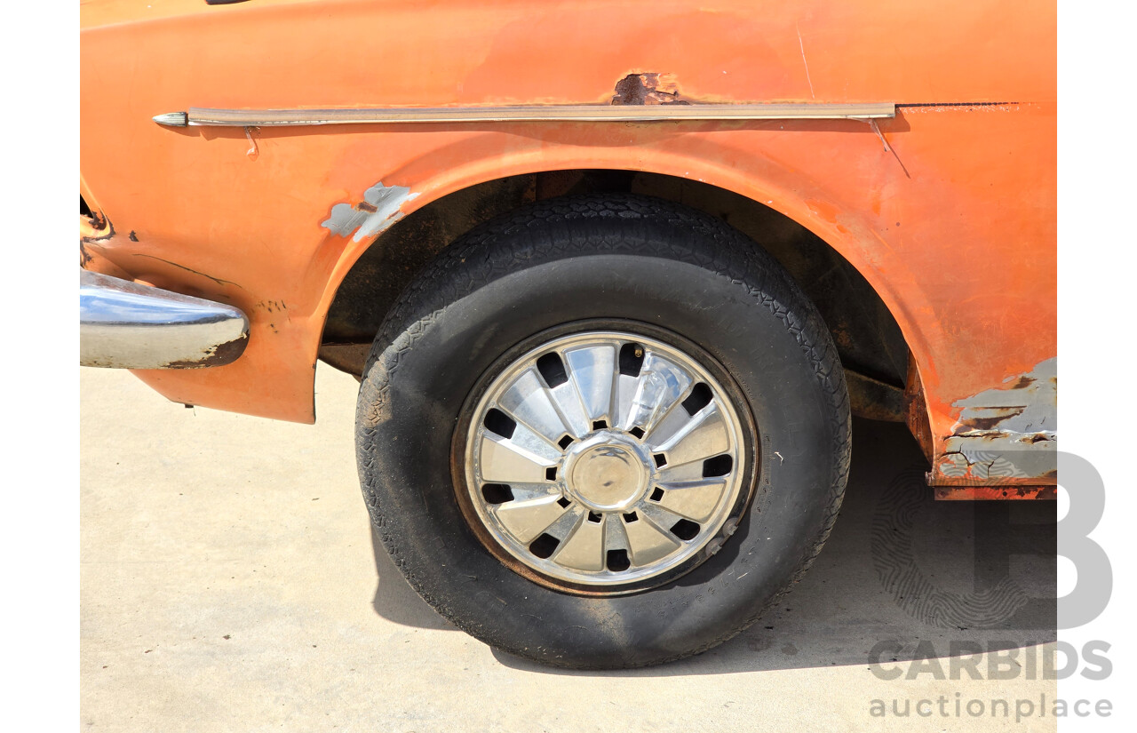 7/1974 Datsun 180B GX P610 4d Wagon Orange 1.8L