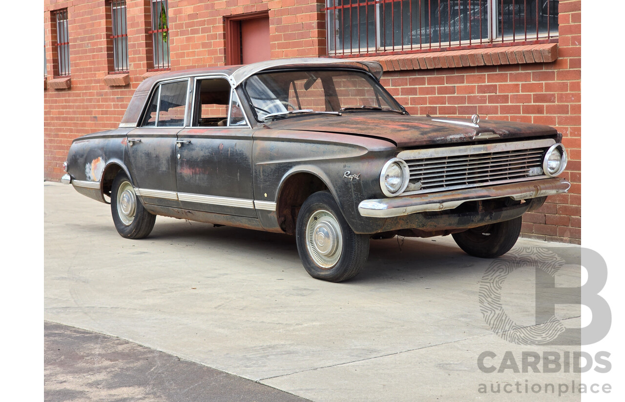 Circa 1964 Chrysler Valiant AP5 4d Sedan Black 3.7L