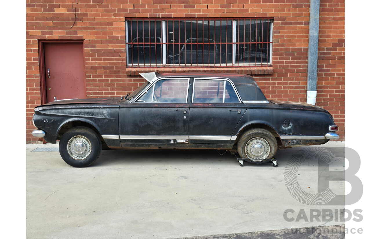 Circa 1964 Chrysler Valiant AP5 4d Sedan Black 3.7L