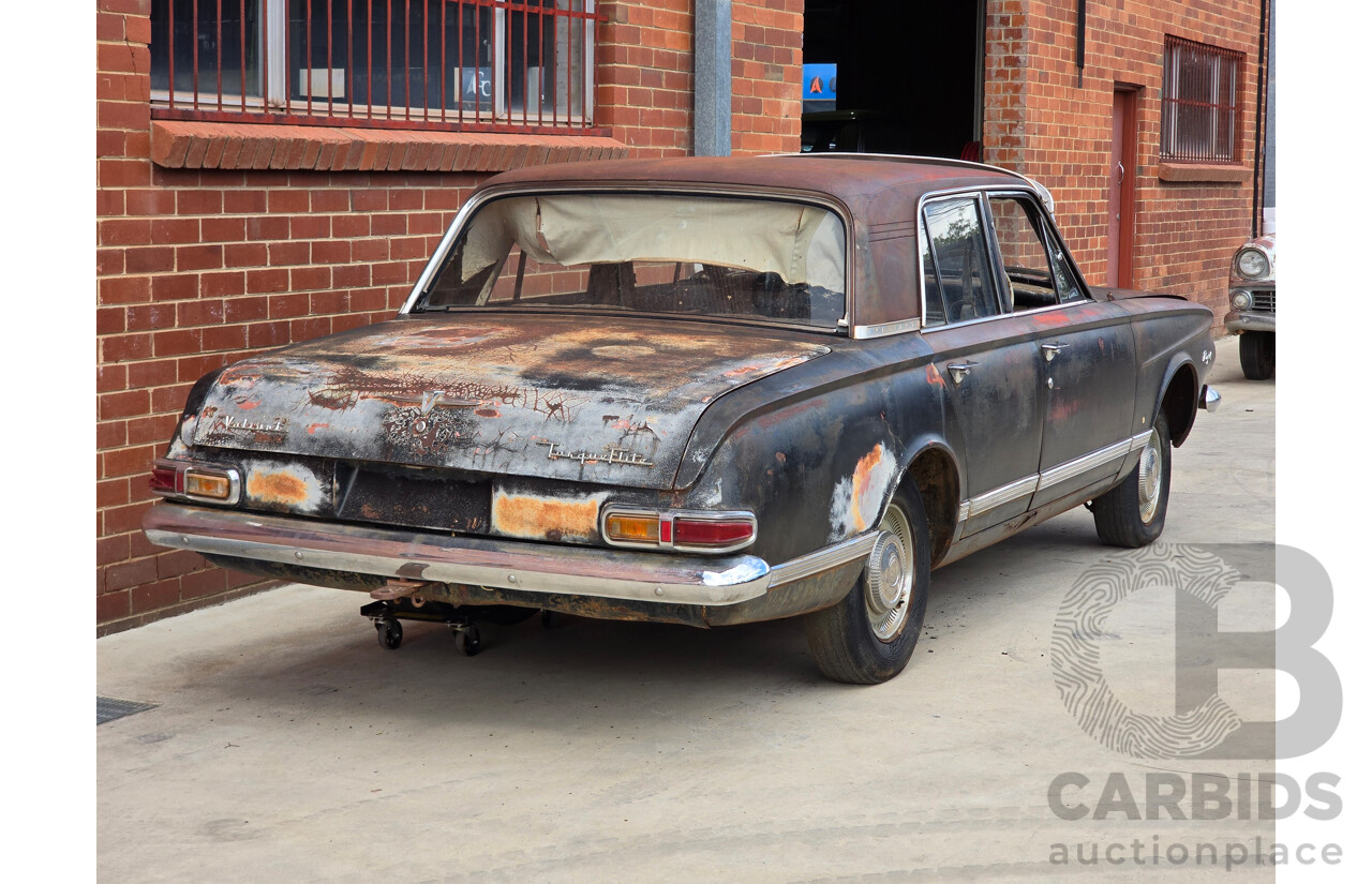 Circa 1964 Chrysler Valiant AP5 4d Sedan Black 3.7L