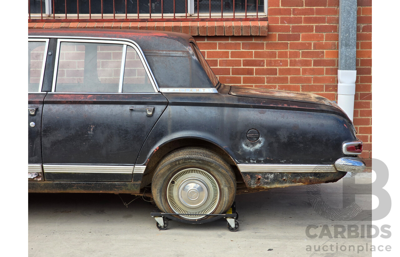 Circa 1964 Chrysler Valiant AP5 4d Sedan Black 3.7L