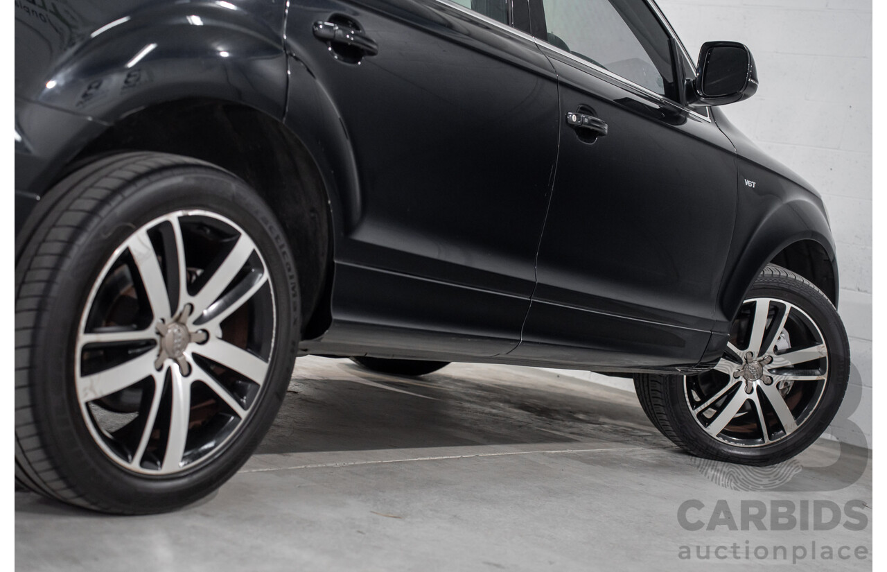 01/2012 Audi Q7 3.0 TFSI Quattro MY12 4d Wagon Orca Black Metallic Supercharged V6 3.0L