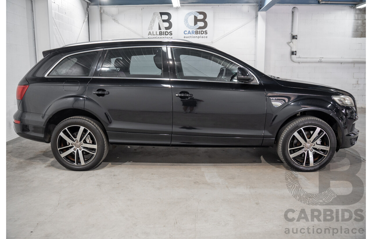 01/2012 Audi Q7 3.0 TFSI Quattro MY12 4d Wagon Orca Black Metallic Supercharged V6 3.0L