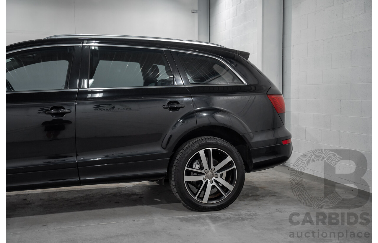 01/2012 Audi Q7 3.0 TFSI Quattro MY12 4d Wagon Orca Black Metallic Supercharged V6 3.0L