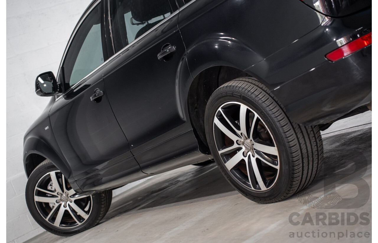 01/2012 Audi Q7 3.0 TFSI Quattro MY12 4d Wagon Orca Black Metallic Supercharged V6 3.0L