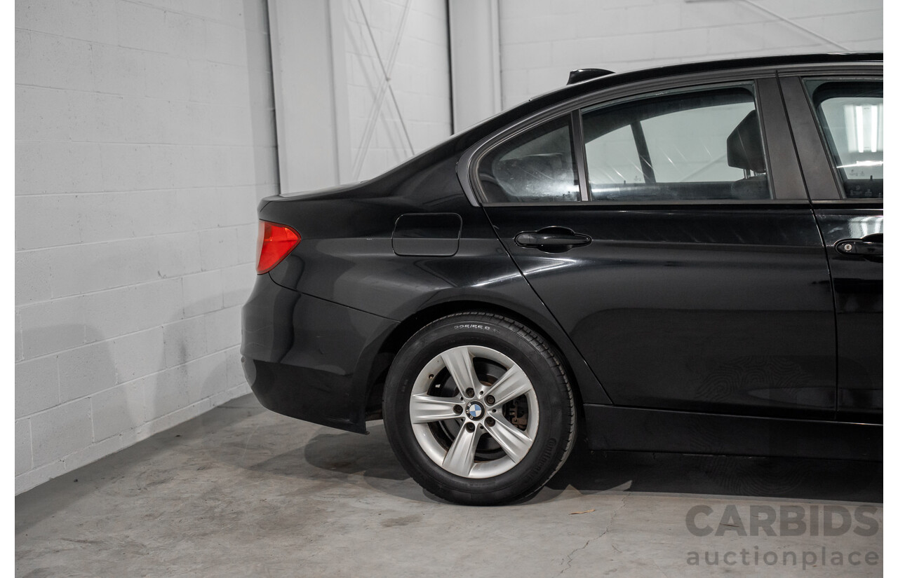 8/2014 BMW 316i F30 MY14 4d Sedan Schwarz Black II Turbo 1.6L