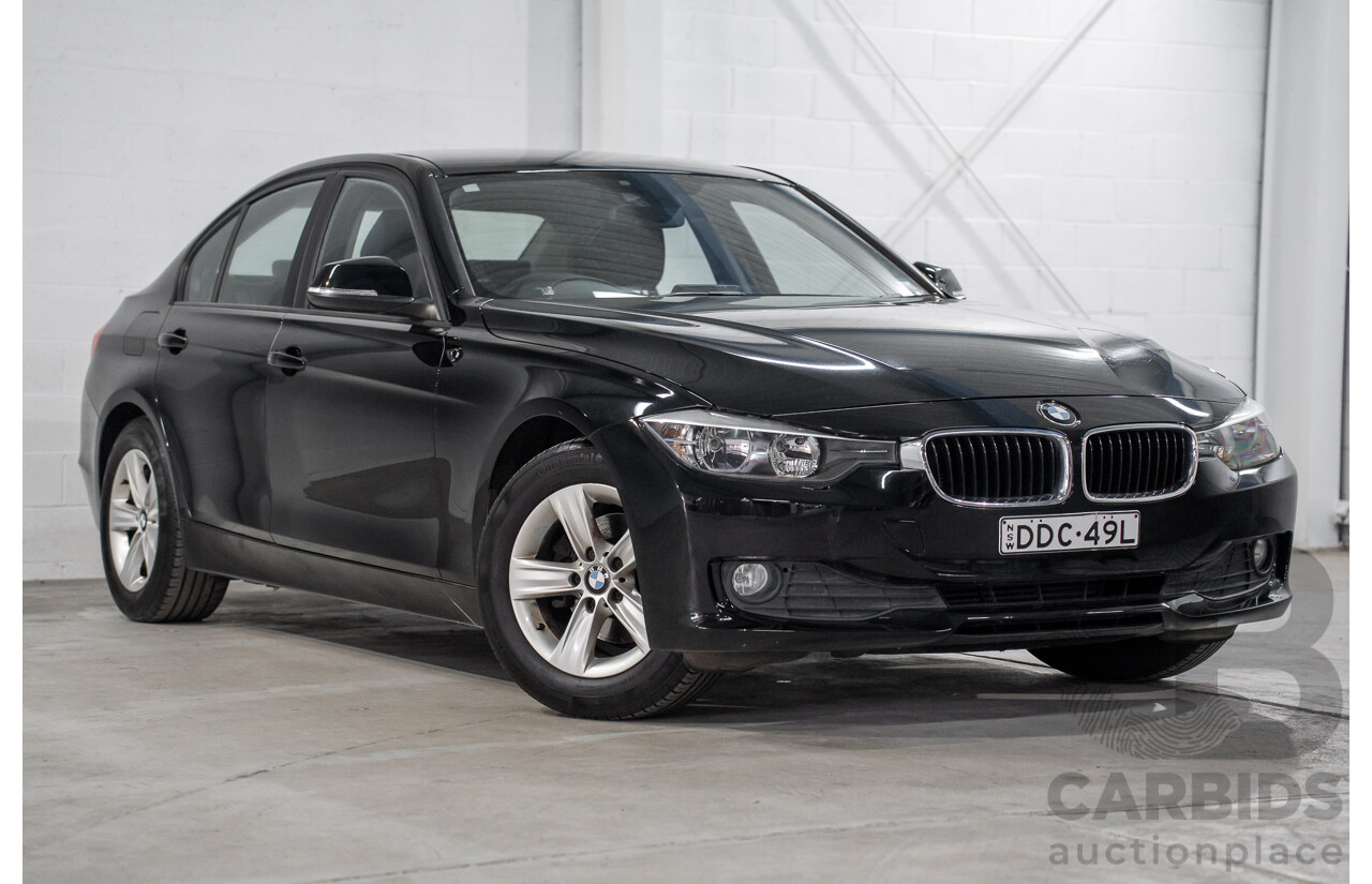 8/2014 BMW 316i F30 MY14 4d Sedan Schwarz Black II Turbo 1.6L