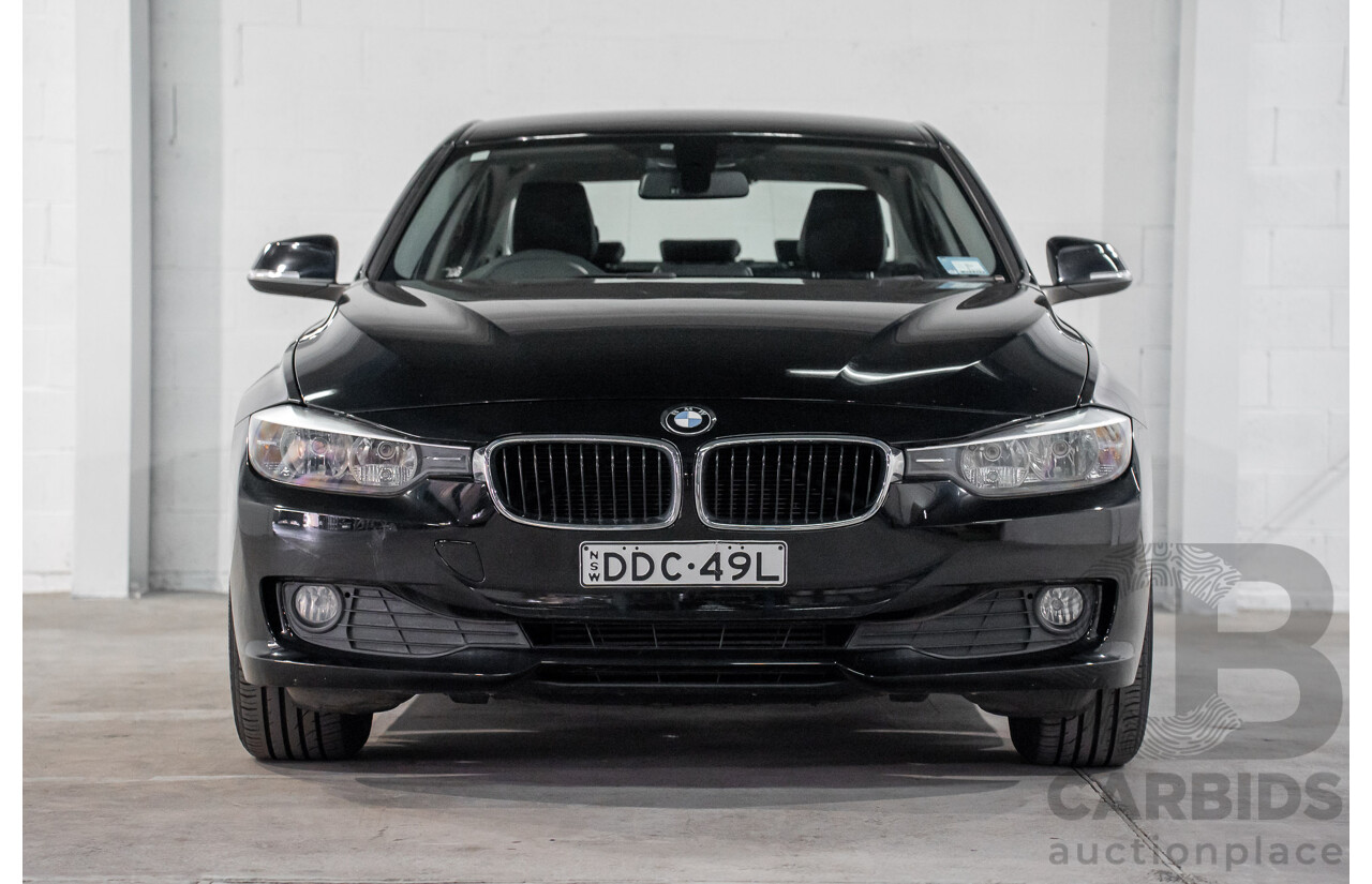 8/2014 BMW 316i F30 MY14 4d Sedan Schwarz Black II Turbo 1.6L