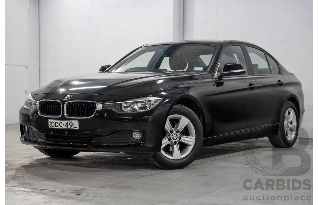 8/2014 BMW 316i F30 MY14 4d Sedan Schwarz Black II Turbo 1.6L