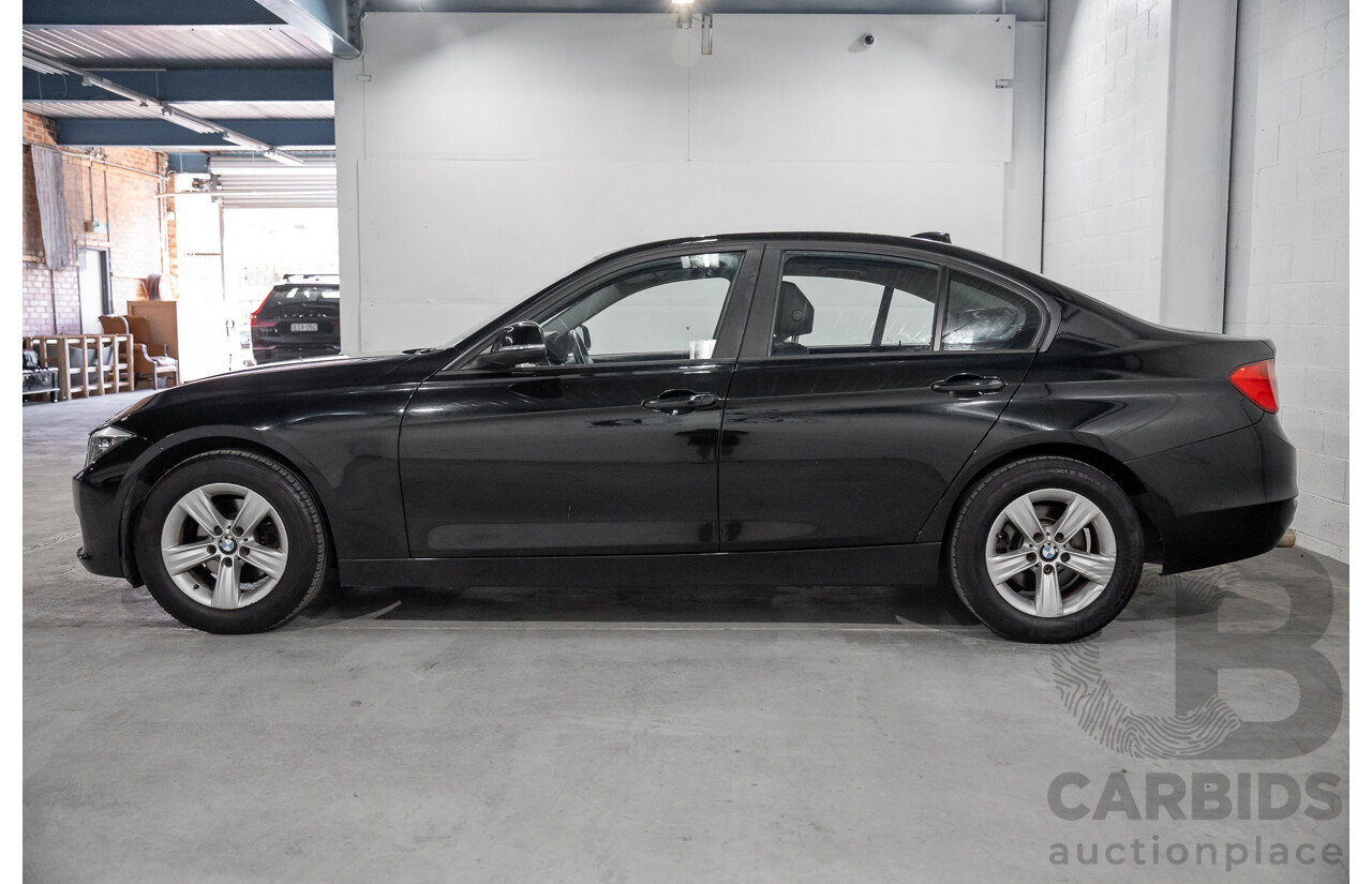 8/2014 BMW 316i F30 MY14 4d Sedan Schwarz Black II Turbo 1.6L