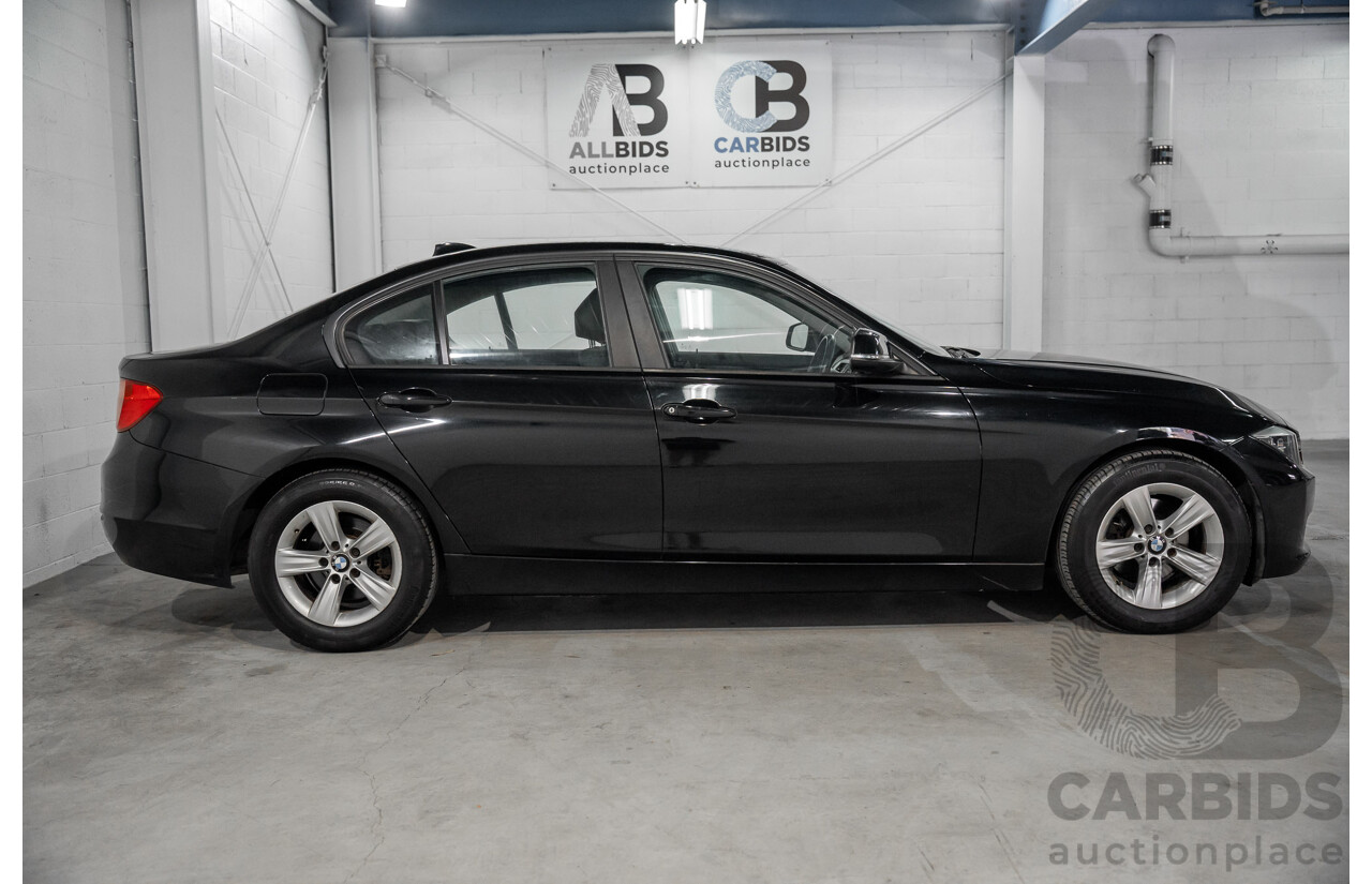 8/2014 BMW 316i F30 MY14 4d Sedan Schwarz Black II Turbo 1.6L