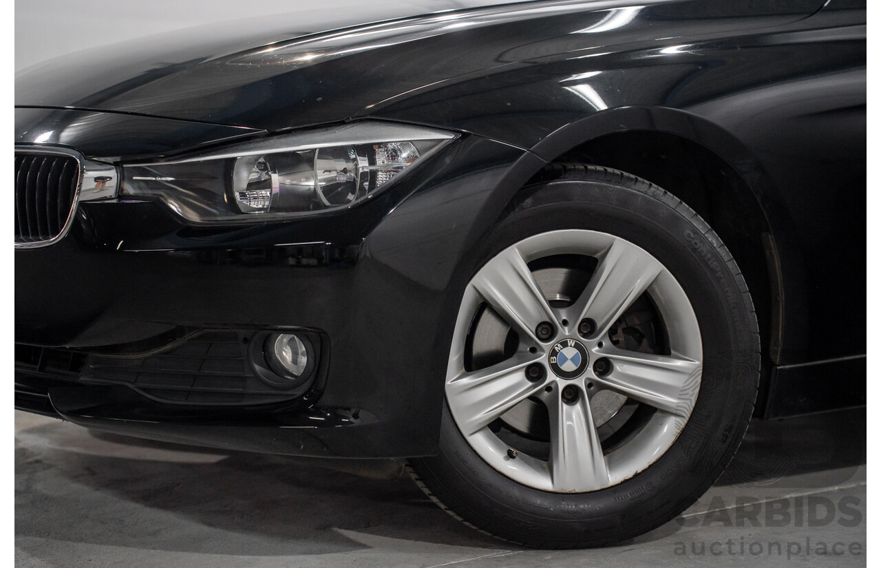 8/2014 BMW 316i F30 MY14 4d Sedan Schwarz Black II Turbo 1.6L