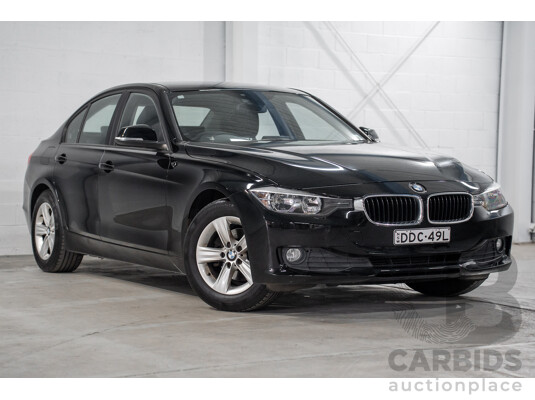 8/2014 BMW 316i F30 MY14 4d Sedan Schwarz Black II Turbo 1.6L