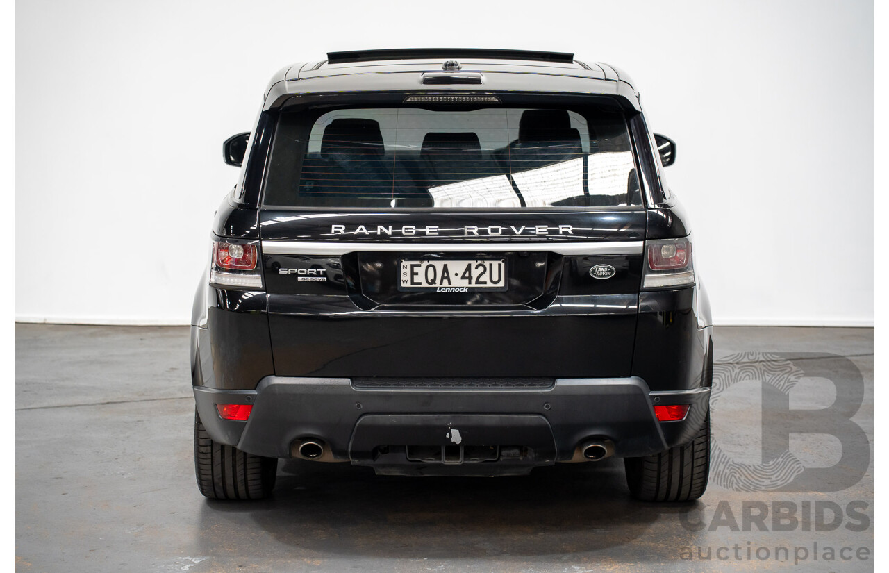 11/2014 Range Rover Range Rover Sport SDV8 HSE (4x4) LW 4d Wagon  Santorini Black Turbo Diesel 4.4L