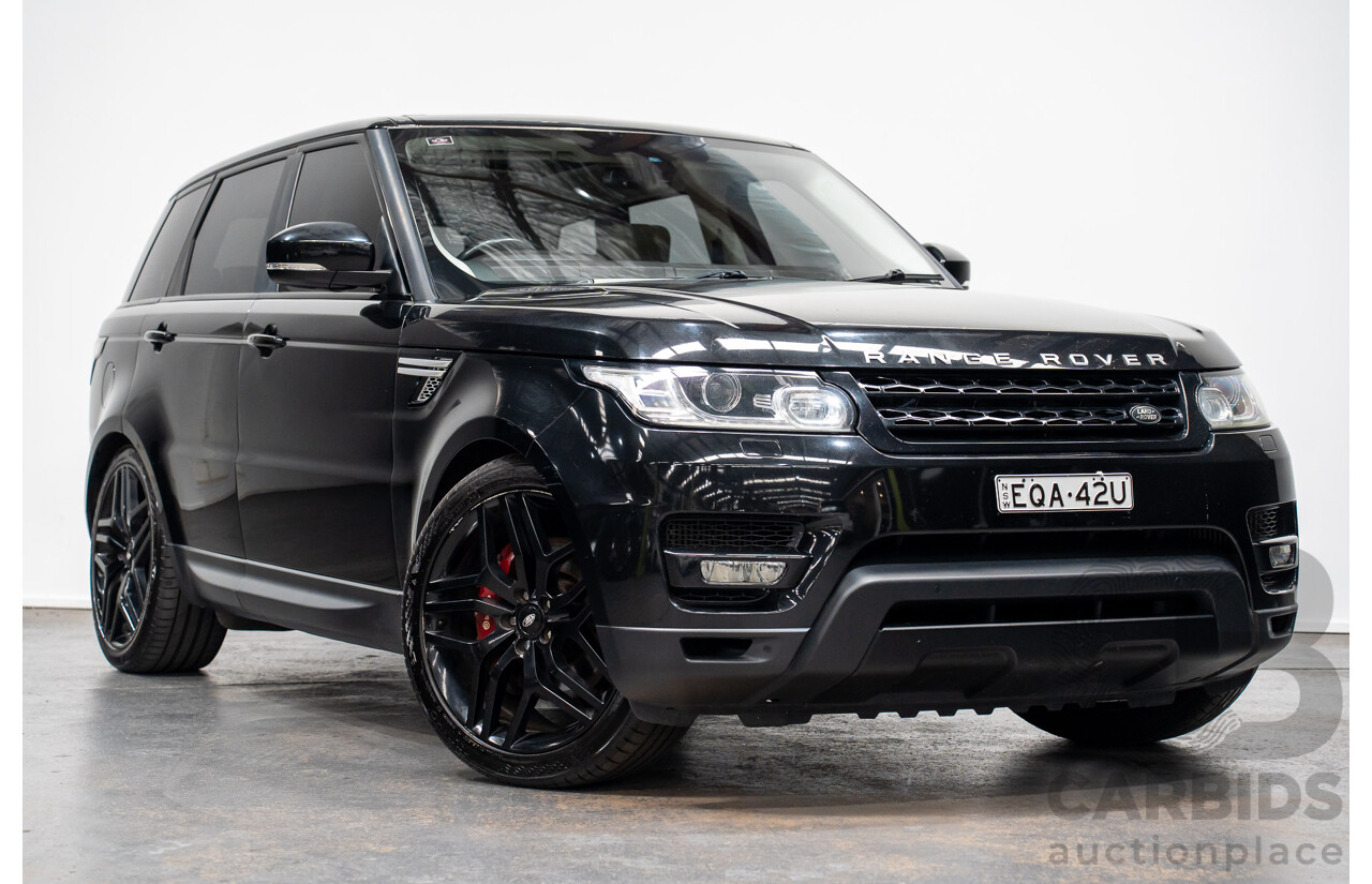 11/2014 Range Rover Range Rover Sport SDV8 HSE (4x4) LW 4d Wagon  Santorini Black Turbo Diesel 4.4L