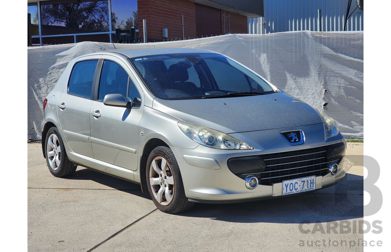 8/2007 Peugeot 307 XSE HDi 2.0 MY06 UPGRADE 5d Hatchback Silver 2.0L