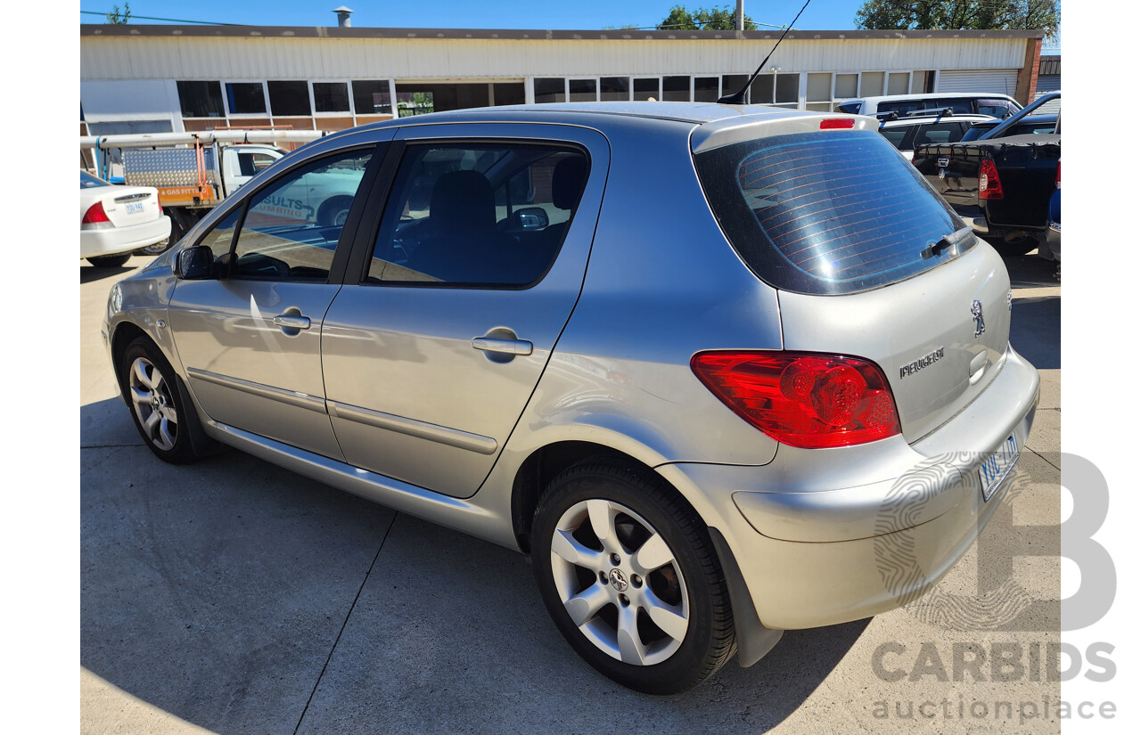 8/2007 Peugeot 307 XSE HDi 2.0 MY06 UPGRADE 5d Hatchback Silver 2.0L