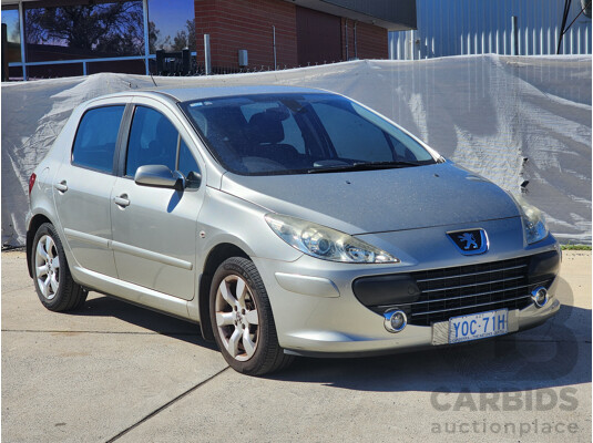 8/2007 Peugeot 307 XSE HDi 2.0 MY06 UPGRADE 5d Hatchback Silver 2.0L