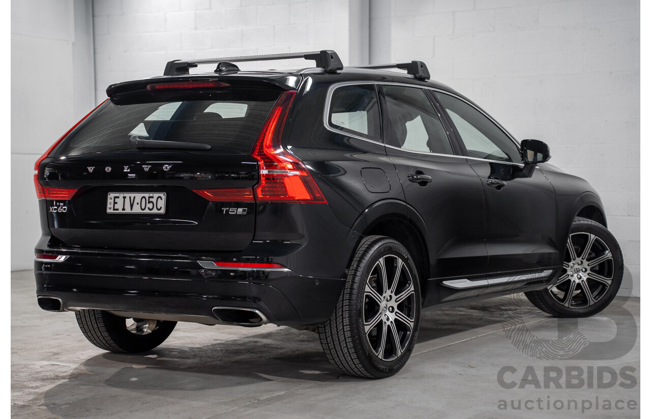 06/2020 Volvo XC60 T5 Inscription (AWD) 246 MY21 4D Wagon Onyx Black Turbo 2.0L