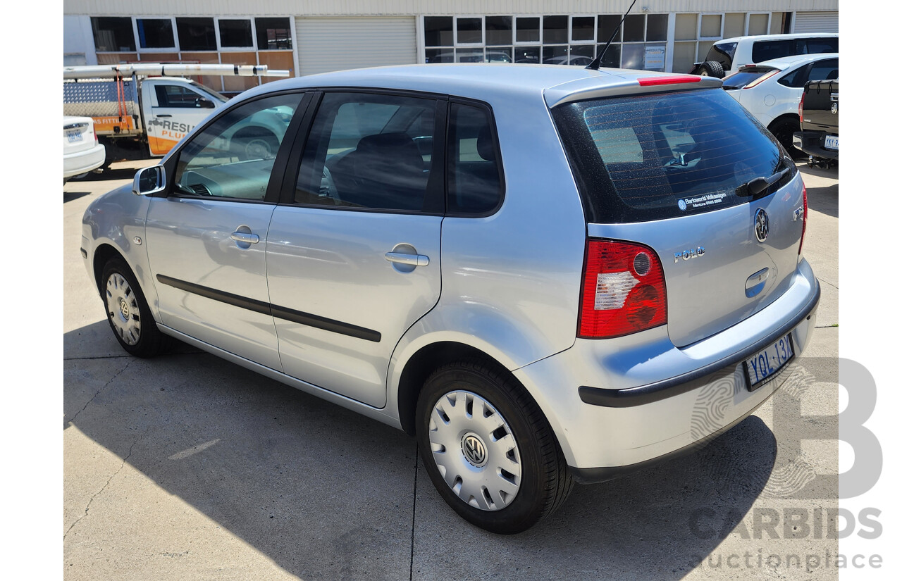 1/2005 Volkswagen Polo Match 9N 5d Hatchback Silver 1.4L