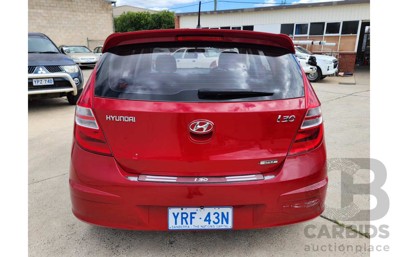 3/2012 Hyundai i30 SX FD MY12 5d Hatchback Red 2.0L