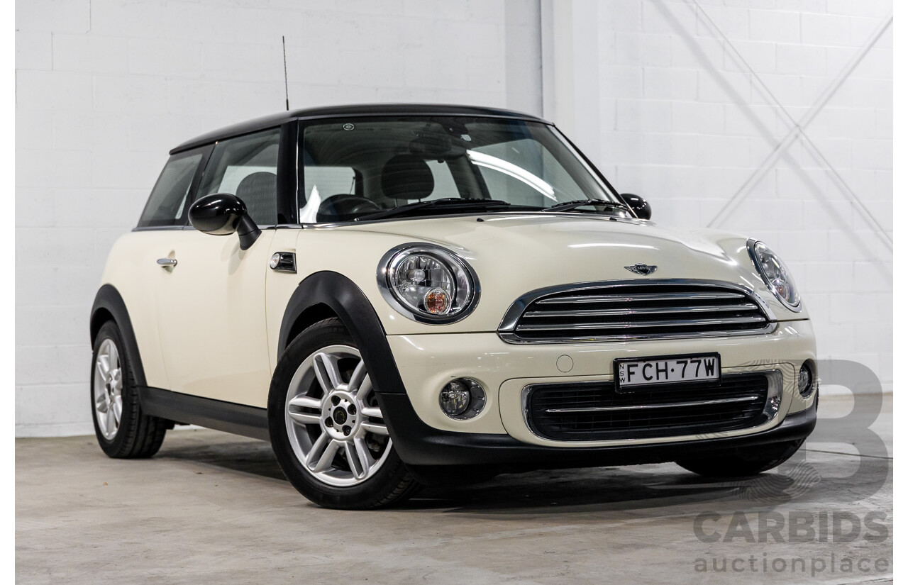 7/2011 Mini Cooper Chilli R56 MY11 2d Hatchback Pepper White 1.6L