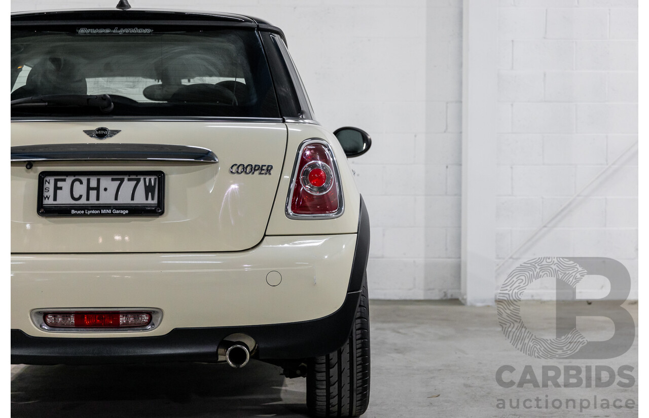 7/2011 Mini Cooper Chilli R56 MY11 2d Hatchback Pepper White 1.6L