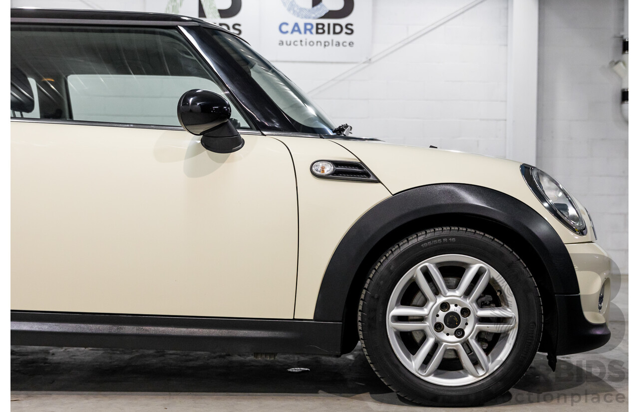 7/2011 Mini Cooper Chilli R56 MY11 2d Hatchback Pepper White 1.6L